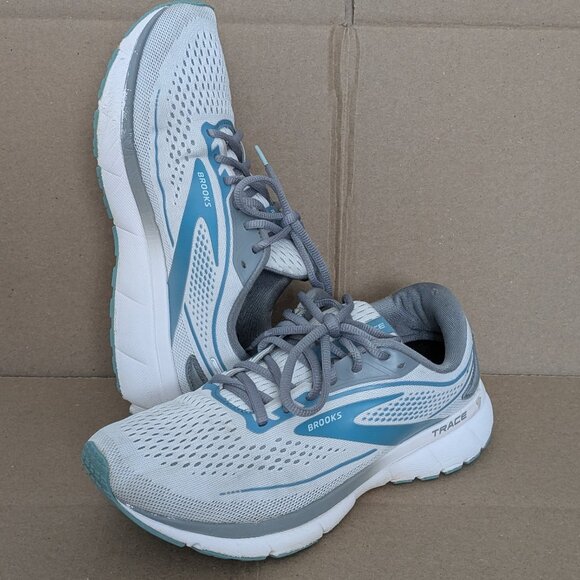 Brooks Trace 1203751B185 Running Shoes Women's Size 8.5B Gray / Green - Picture 3 of 15